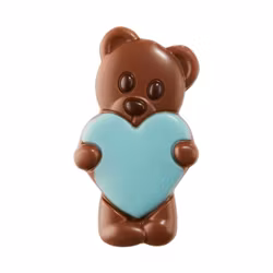 Chokladfigur - Teddybear Blå - Mjölkchoklad
