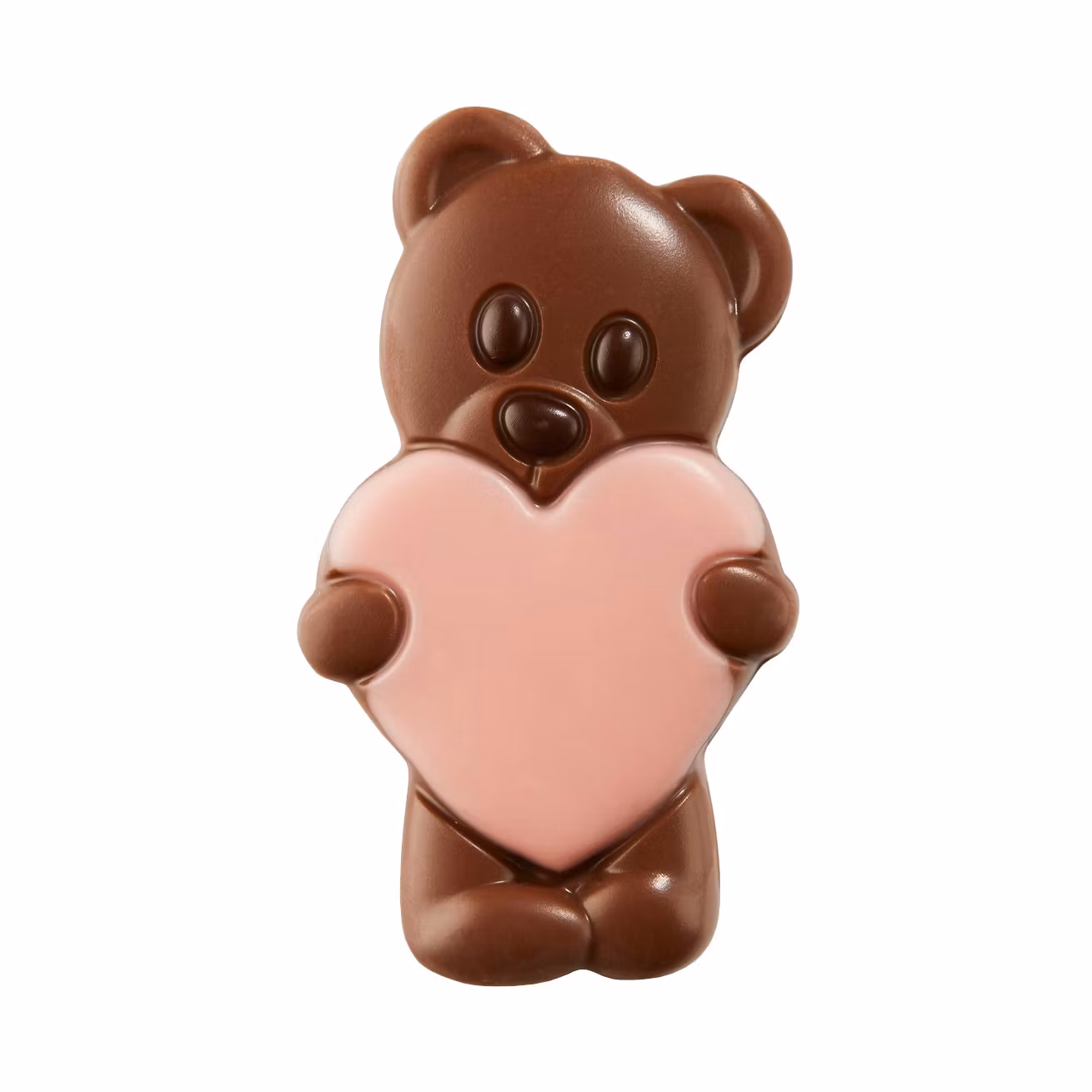 Chokladfigur - Teddybear Rosa - Mjölkchoklad