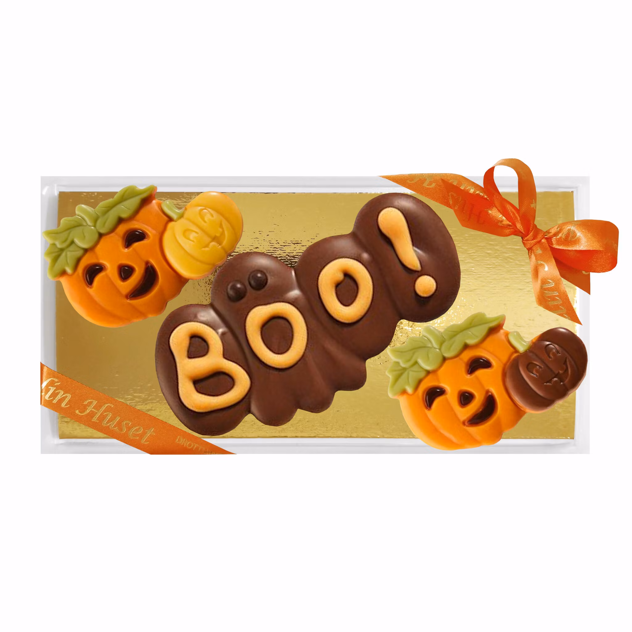 Pralinhuset - Spökvänner Ask - Vit- & Mjölkchoklad