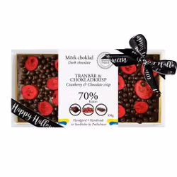 Pralinhuset - 70% Kakao - Tranbär & Chokladkrisp - Halloween