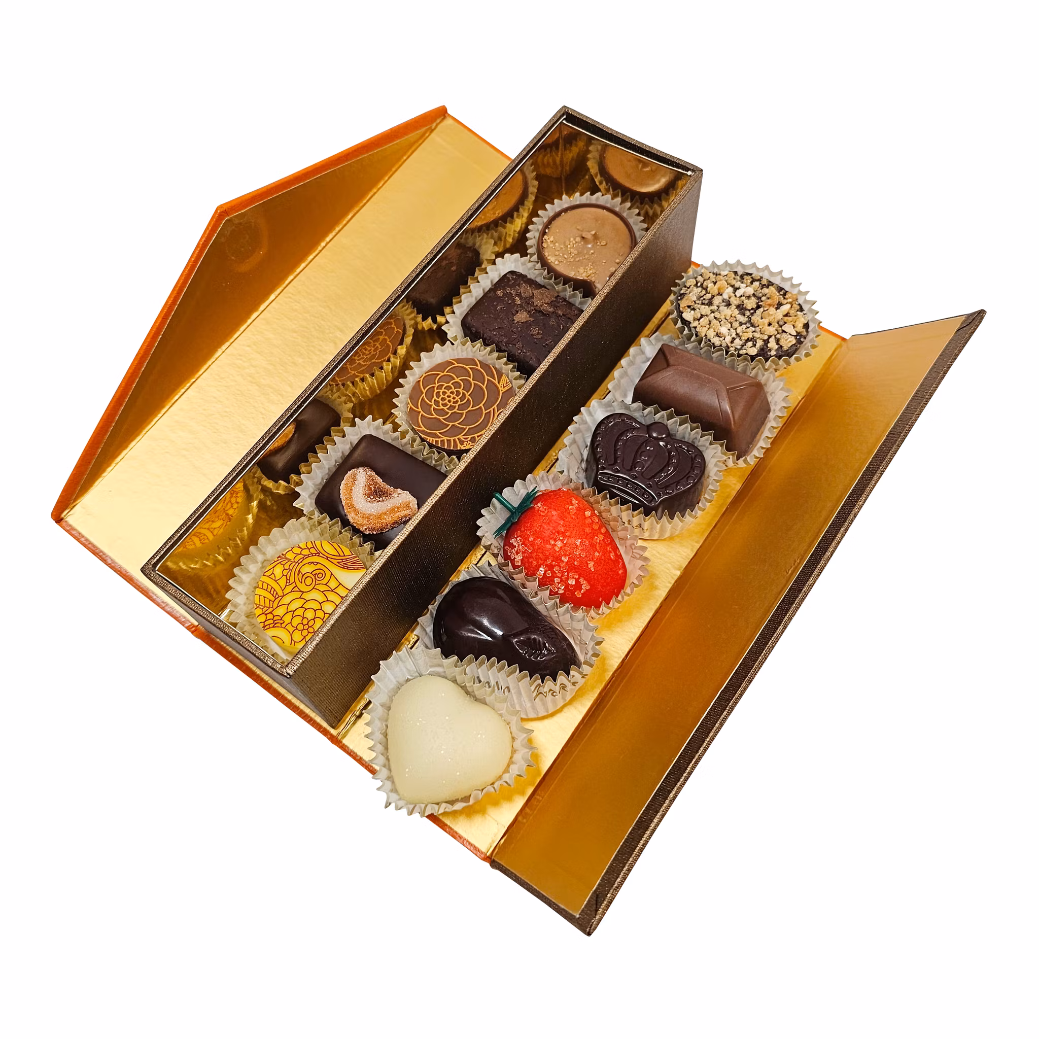 Pralinhuset - Haloween Ask - Amber Glow - 2 våningar - 175g