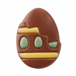 Påskfigur - Funky Green Egg - Ren Choklad