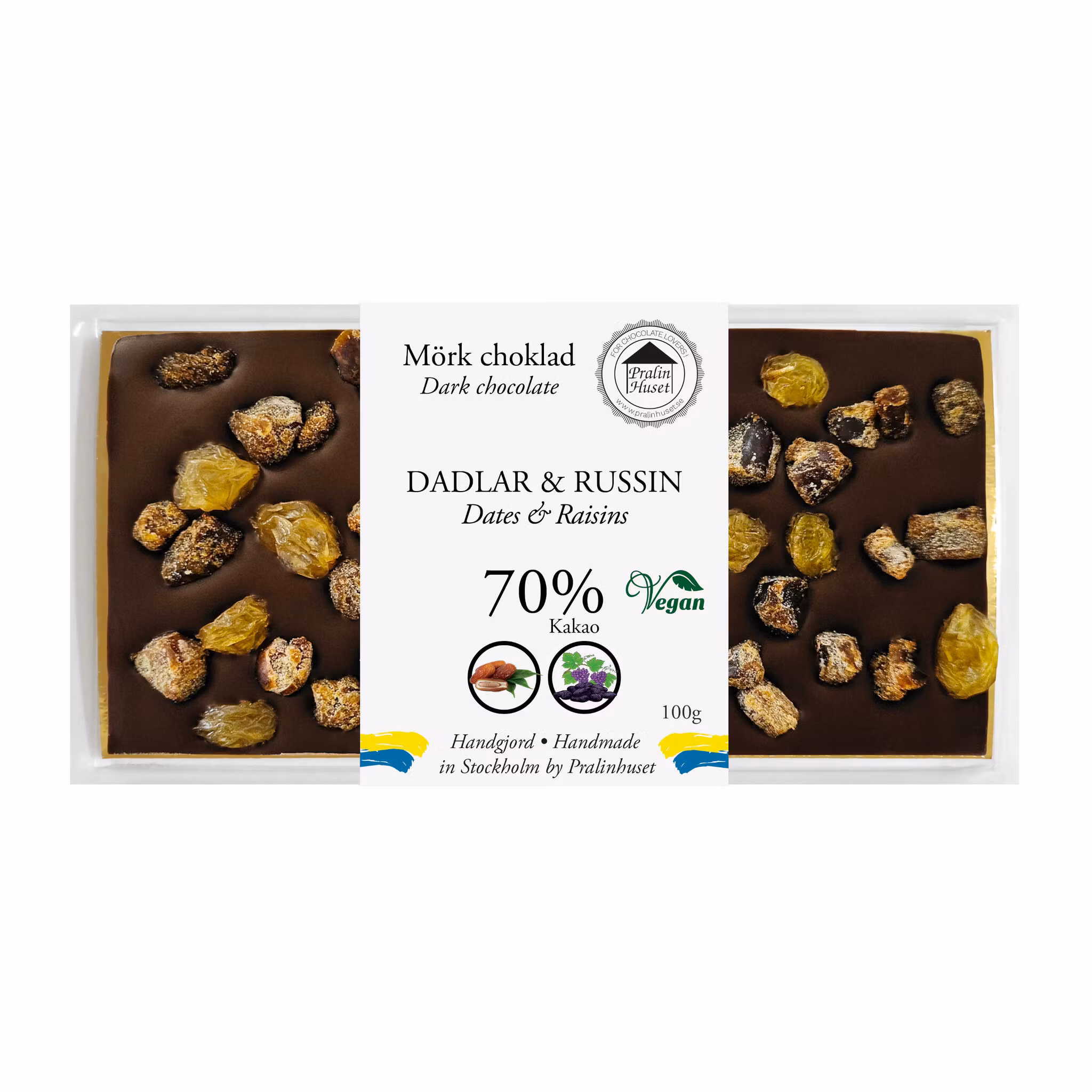 Pralinhuset - 70% Kakao - Dadlar & Russin