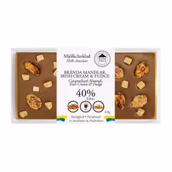 Pralinhuset - 40% Kakao - Brända Mandlar, Irish Cream & Fudge