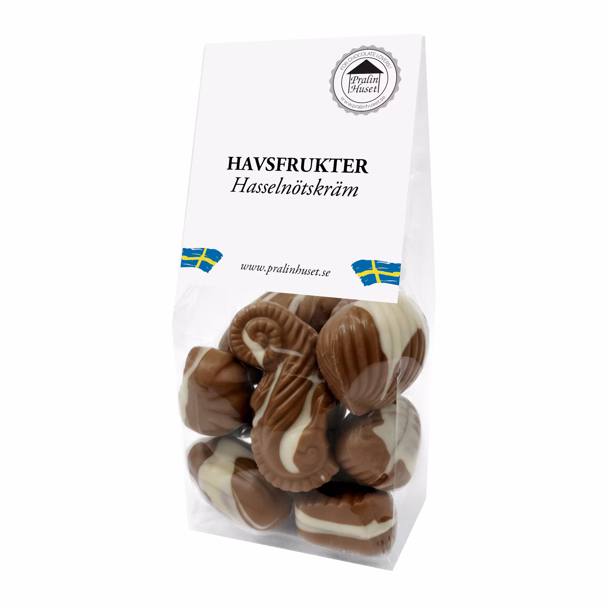 Pralinhuset - Havsfrukter - Mjölkchoklad & Nougat -100g