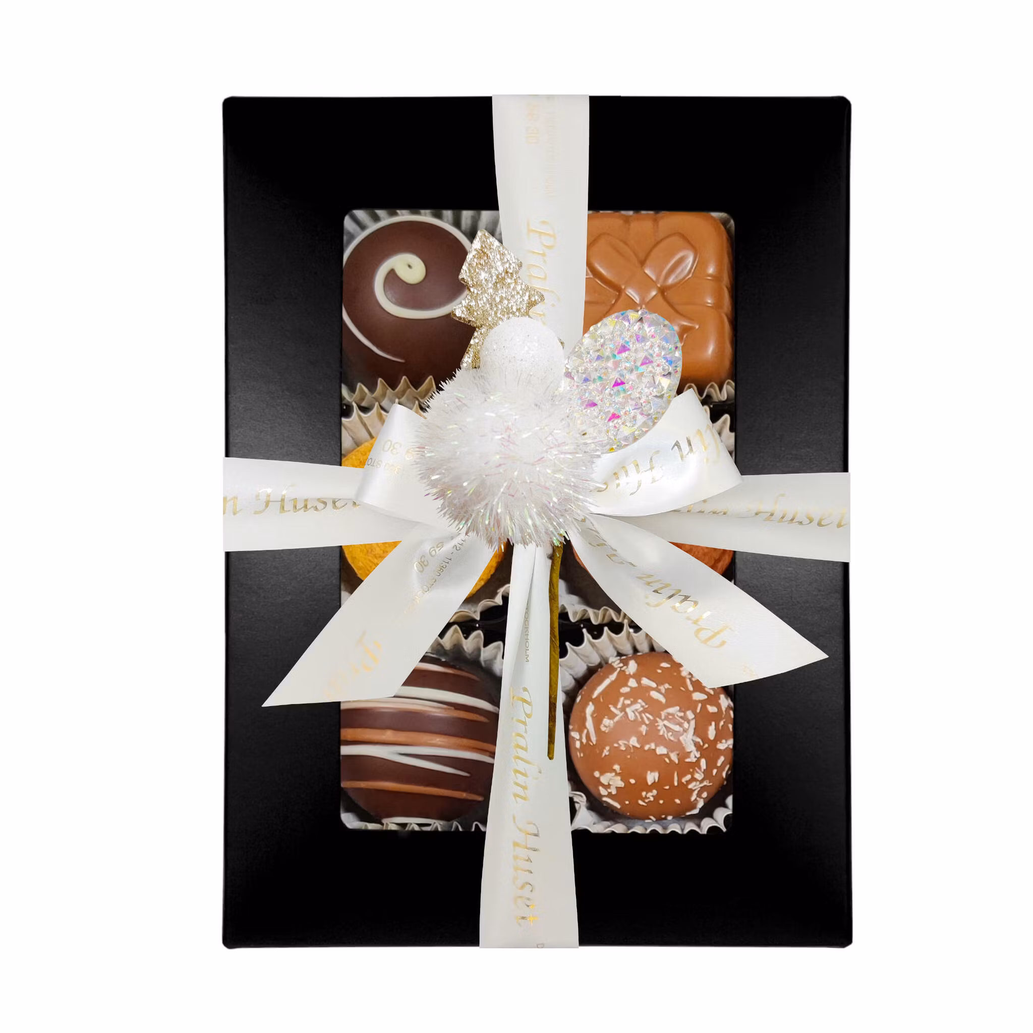 Pralinhuset - Nyår - Svart Ask - 6 Bitar