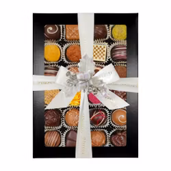 Pralinhuset - Nyår - Svart Ask - 24 Bitar