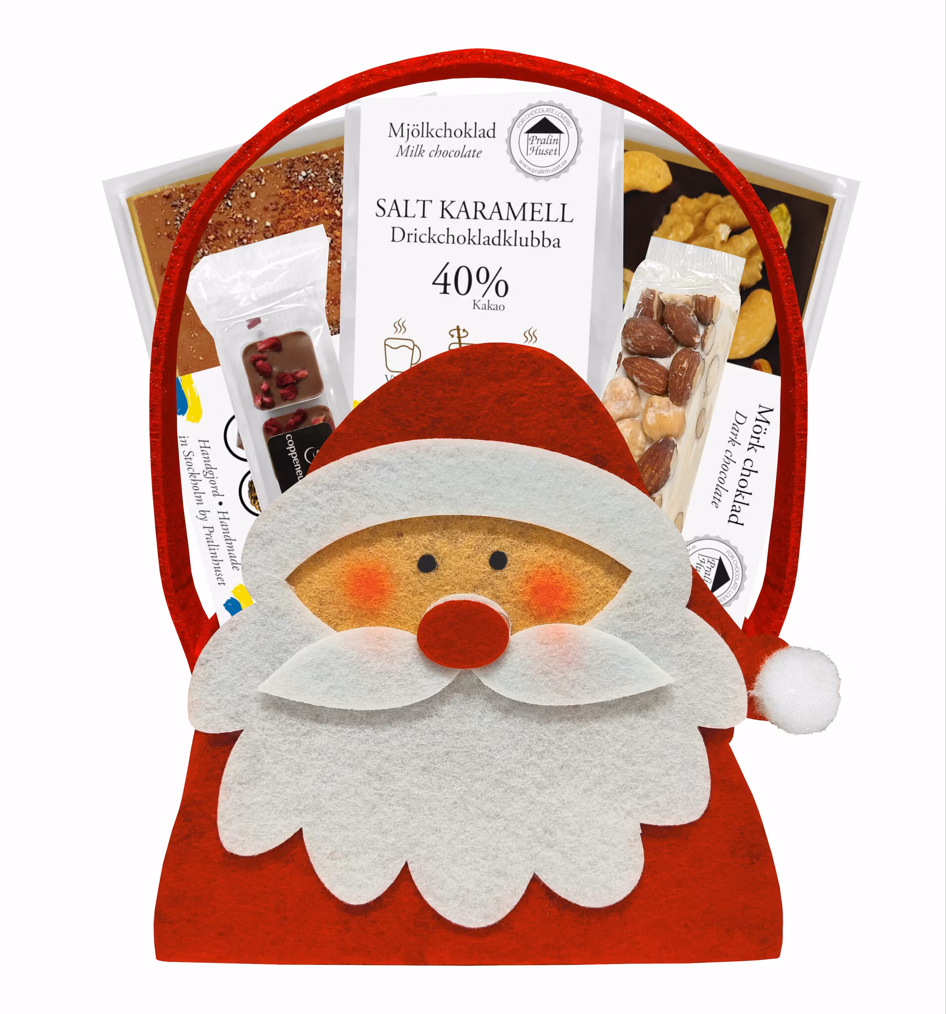 Pralinhuset - Fylld Julkorg - Jolly Santa