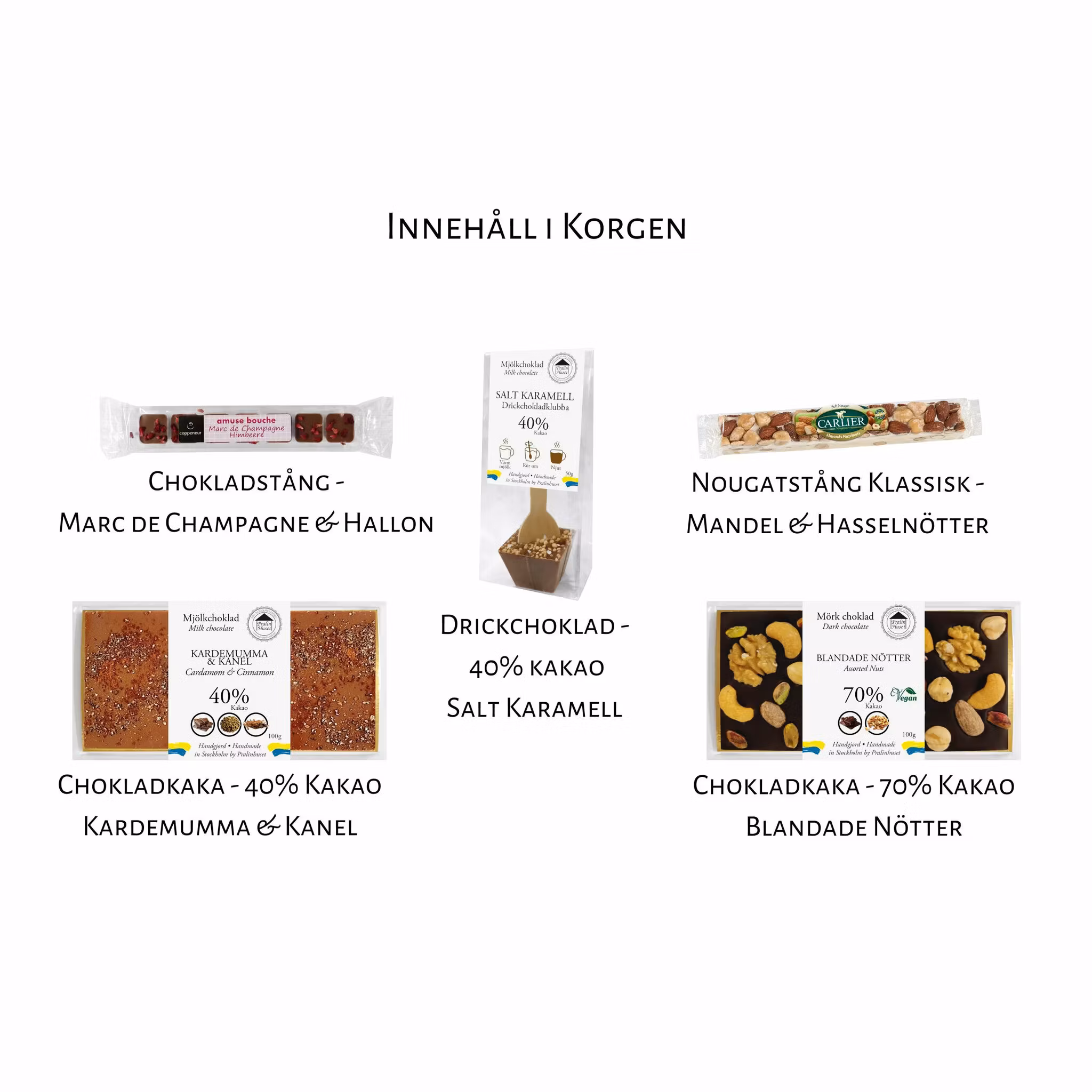 Pralinhuset - Fylld Julkorg - Jolly Santa