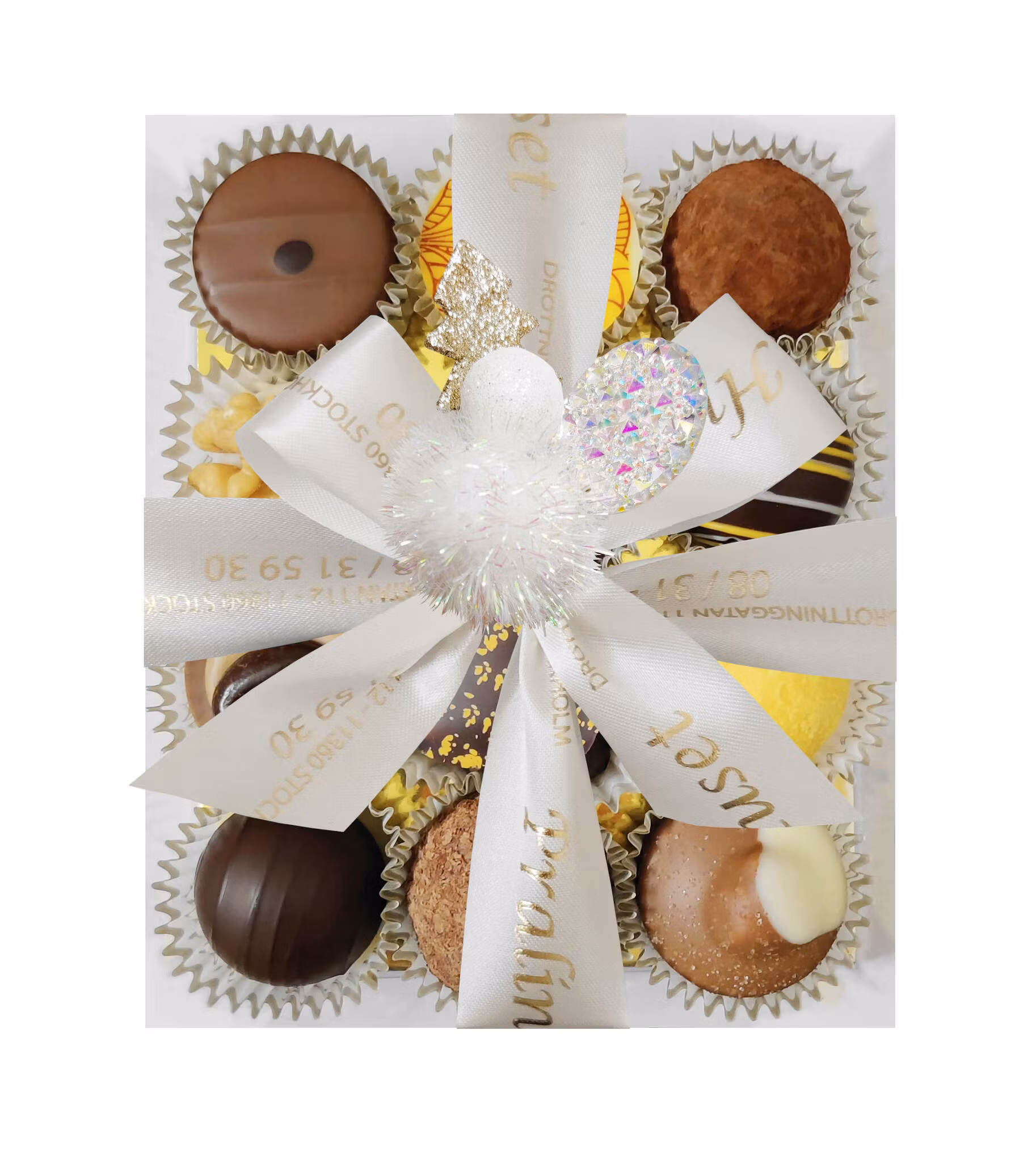 Pralinhuset - Nyår - Rektangulär Ask - 180g