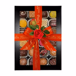 Pralinhuset - Svart Ask - Alla Hjärtans Dag - 24 Bitar