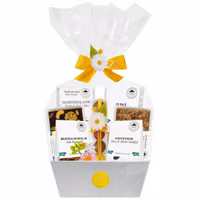 Pralinhuset - Vit Presentkorg Påsk - Husets Blandning