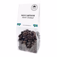 Pralinhuset - Moccabönor - Ren Mörk Choklad & Kaffesmak - 100g