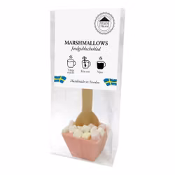 Pralinhuset - Drickchoklad - Jordgubbschoklad & Marshmallows