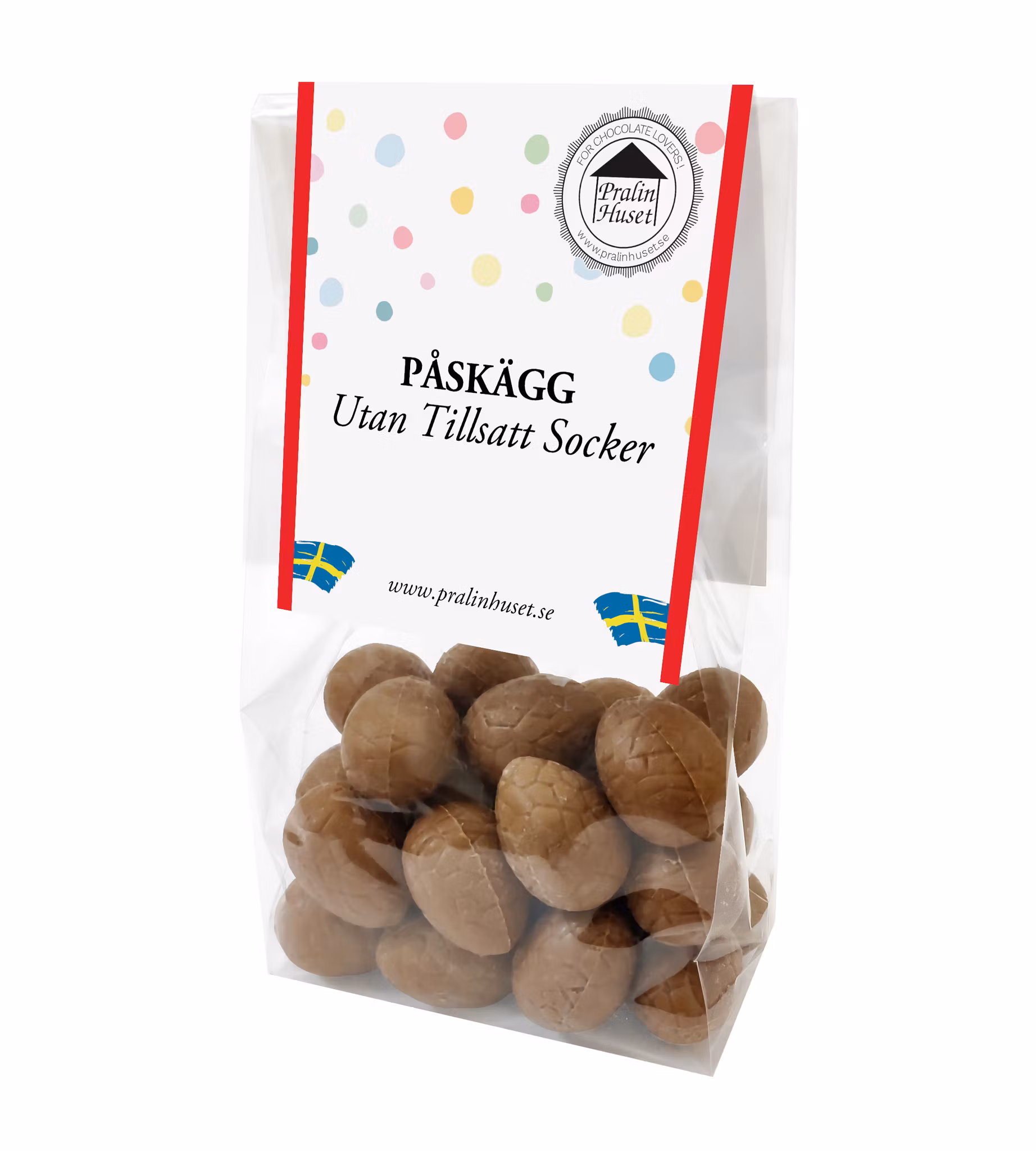 Påskpåse - Påskägg - Mjölkchoklad - Utan Tillsatt Socker - 100 gram