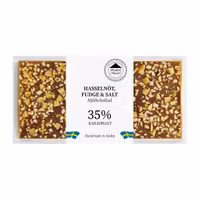 Pralinhuset - 35% Kakao - Hasselnöt, Fudge & Havssalt