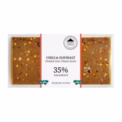 Pralinhuset - 35% Kakao - Chili & Havssalt - Utan Tillsatt Socker