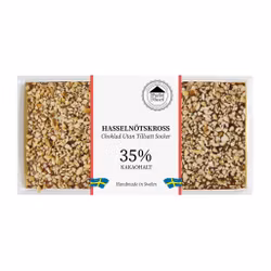 Pralinhuset - 35% Kakao - Hasselnötskross - Utan Tillsatt Socker