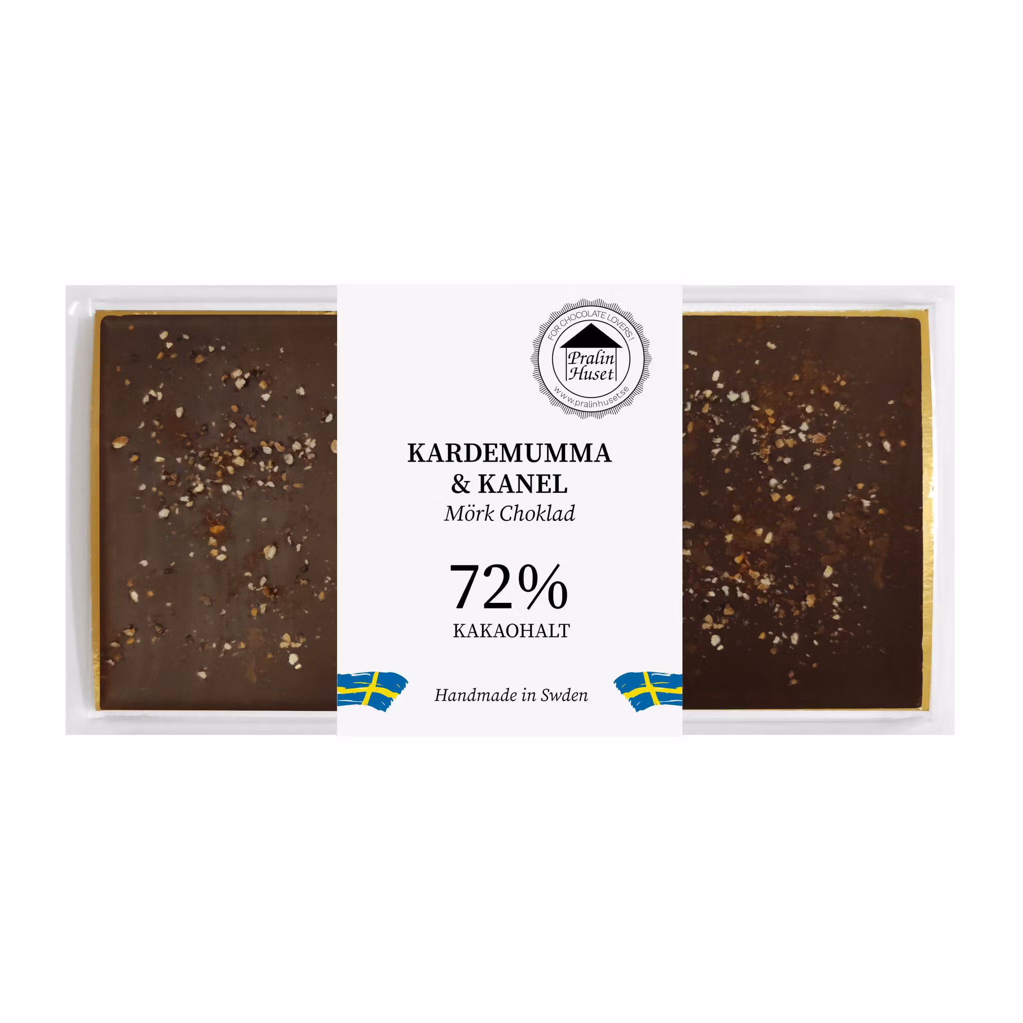 Pralinhuset - 72% Kakao - Kardemumma & Kanel