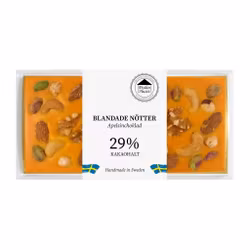 Pralinhuset - Apelsinchoklad - Blandade Nötter