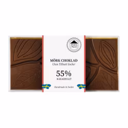 Pralinhuset - 55% Kakao - Ren Choklad - Utan Tillsatt Socker