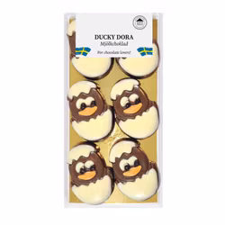 Påskask - Ducky Dora - Mjölkchokla & Nougatkrisp - 108 gram