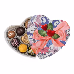 Pralinhuset - Hjärtask - Blå Passion - 110g