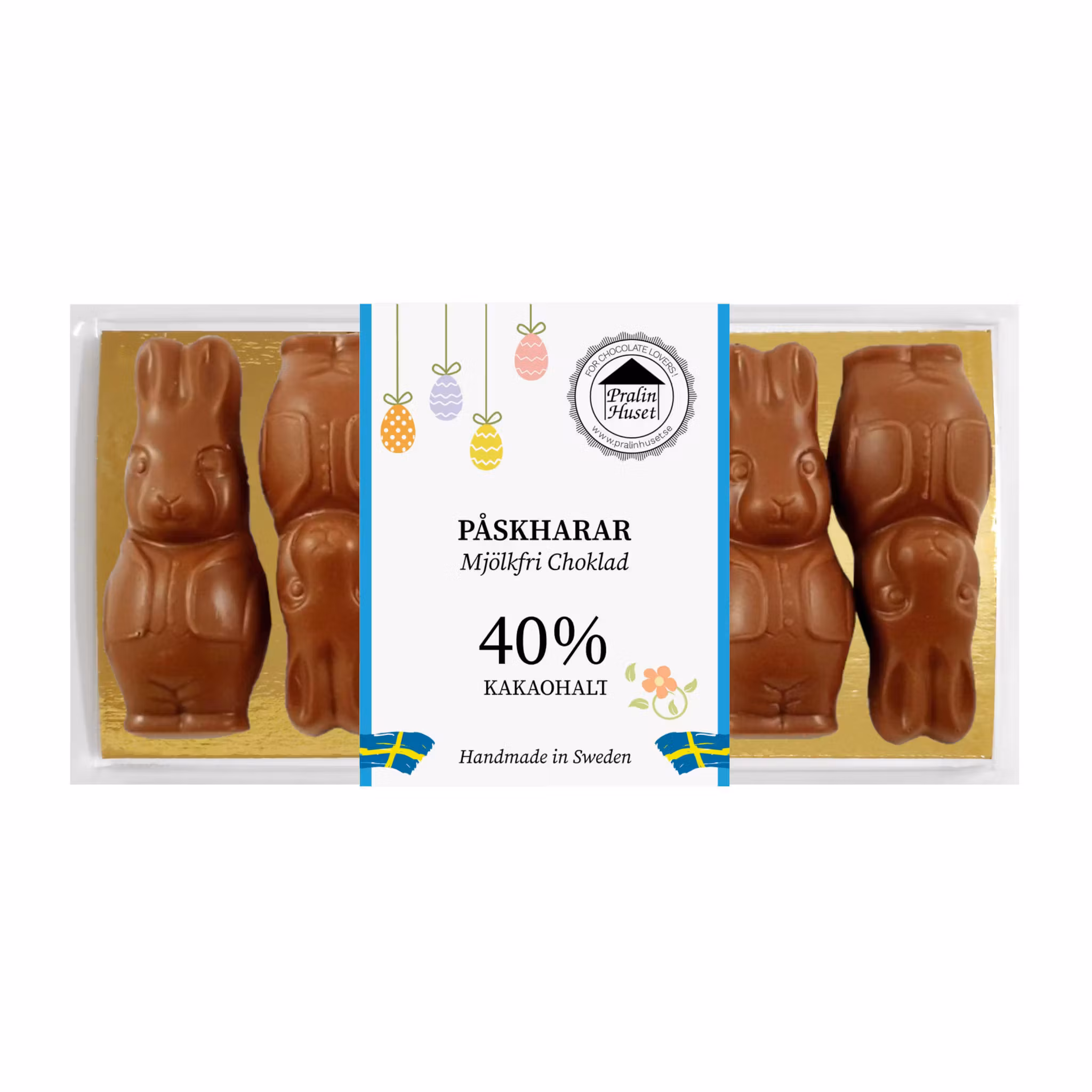Pralinhuset - Mjölkfri Choklad - Påskharar