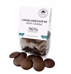 Pralinhuset - Chokladknappar - 96% Kakao - 100g