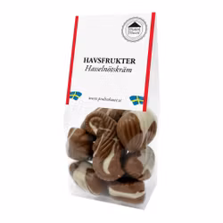 Pralinhuset - Havsfrukter - Mjölkchoklad & Nougat - Utan tillsatt socker - 95g