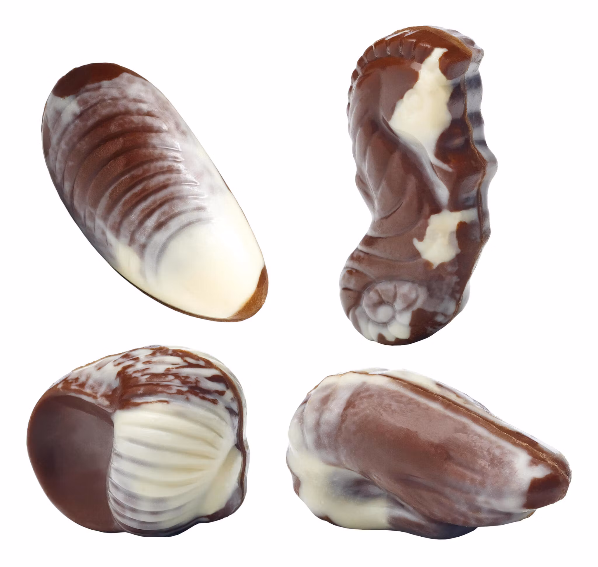 Pralinhuset - Havsfrukter - Mjölkchoklad & Nougat - Utan tillsatt socker - 95g