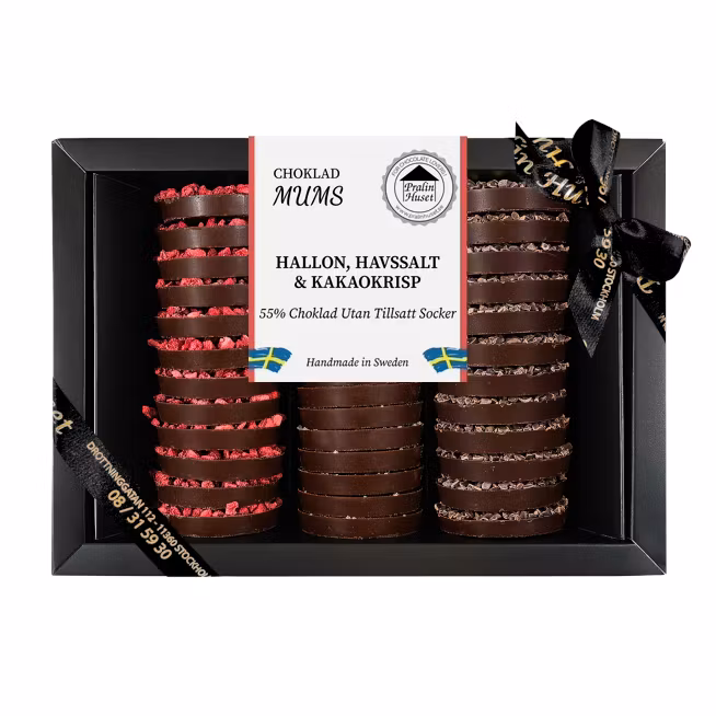 Pralinhuset - Choklad Mums - Utan Tillsatt Socker