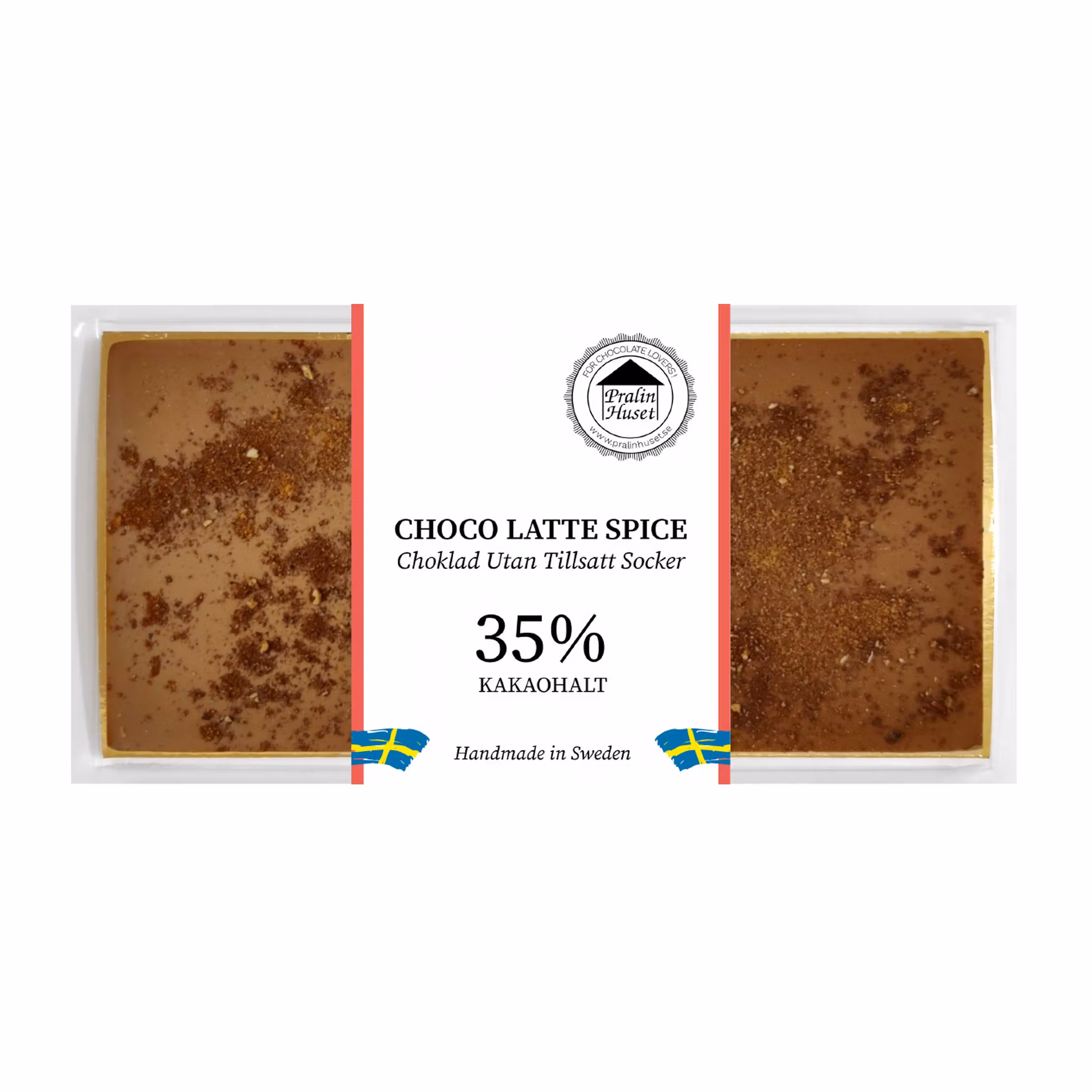 Pralinhuset - 35% Kakao - Choco Latte - Utan Tillsatt Socker