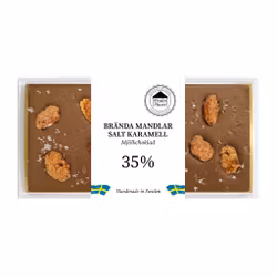 Pralinhuset - 35% Kakao - Brända Mandlar & Salt Karamell