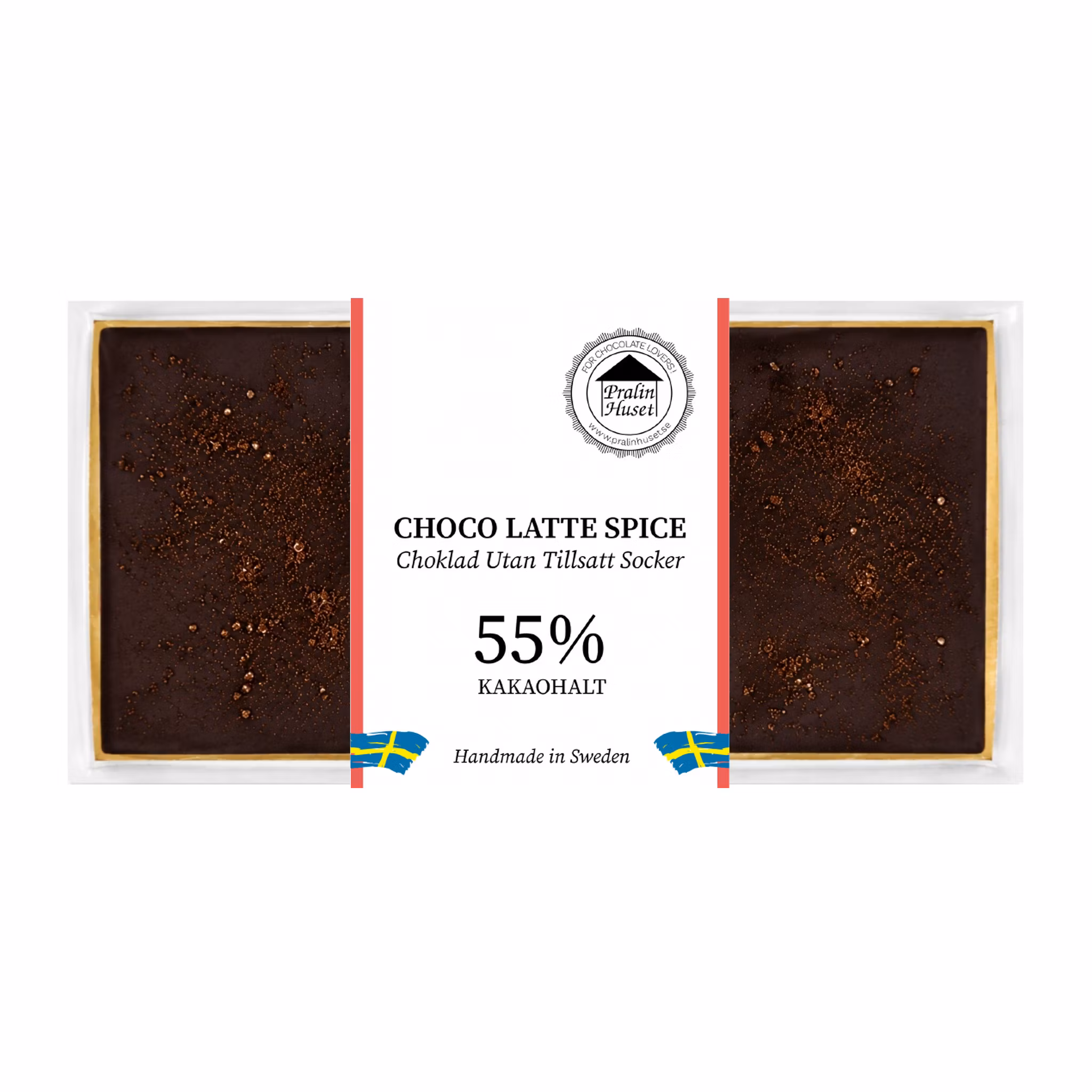 Pralinhuset - 55% Kakao - Choco Latte - Utan tillsatt socker