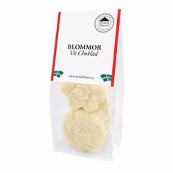Pralinhuset - Chokladblommor Vit - Utan tillsatt socker