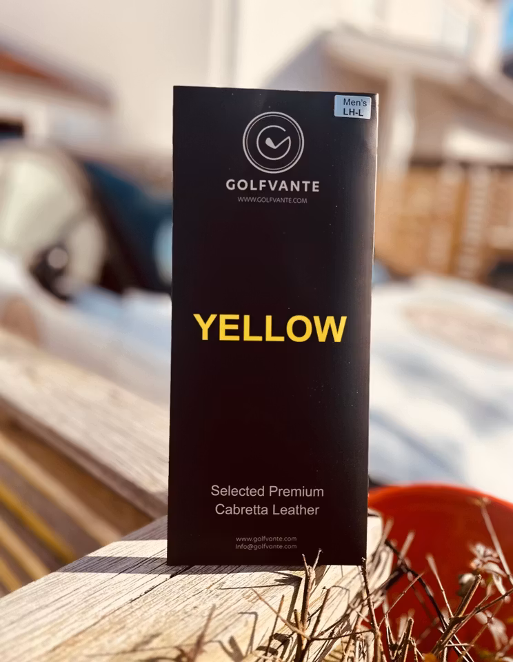 YELLOW Golfhandske – Golfhandske Gul för Dam | Perfekt Grepp & Komfort