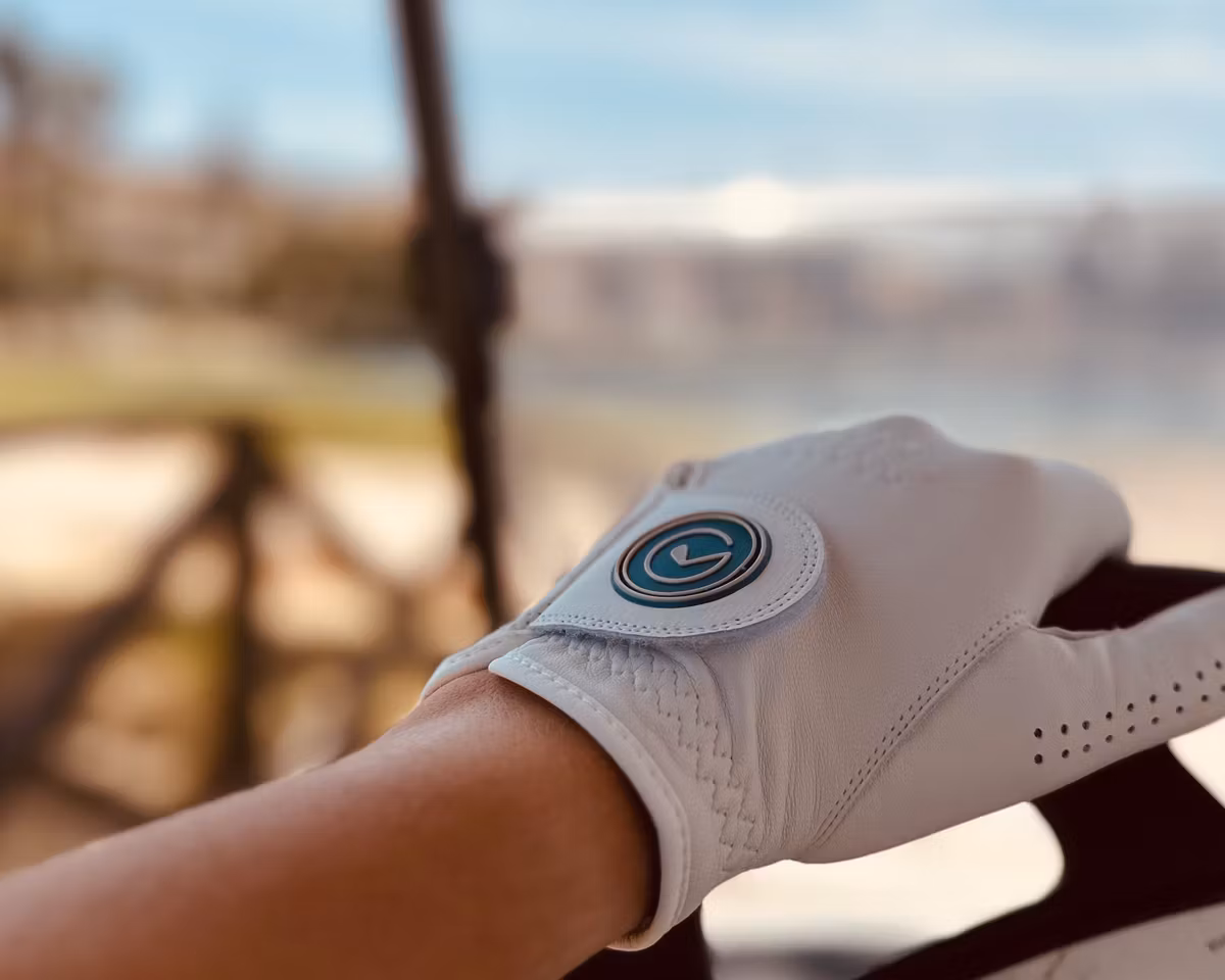 Golfhandske för Junior – Birdie Flow i Vit Cabretta | Golfvante
