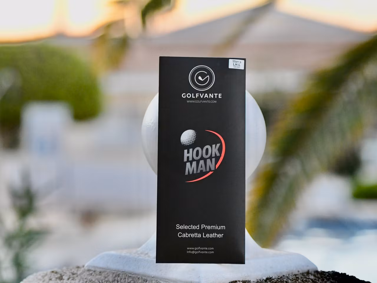Golfhandske Dam – Hook Man Vit i Cabretta-AA Kva