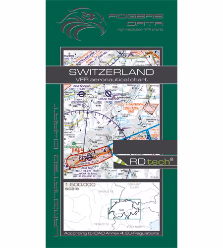 VFR Karta Schweiz 1:500 000