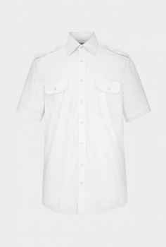 Pilotskjorta Steven, Kort Ärm Herr