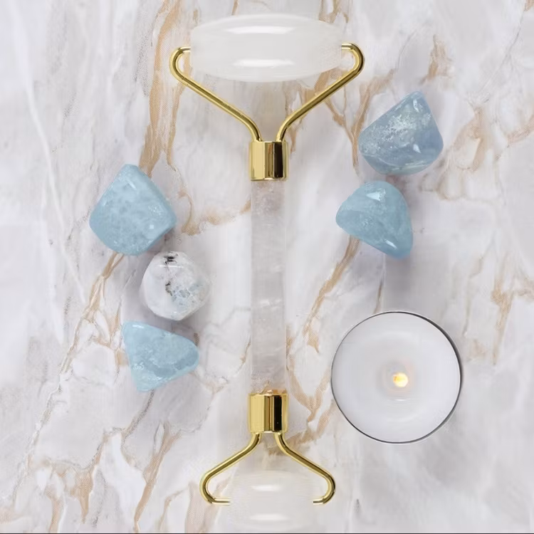 Gua Sha Ansiktsroller Bergkristall