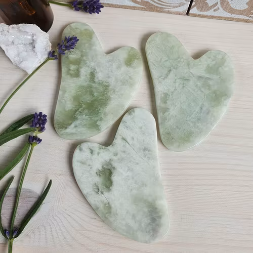 Gua Sha skrapa Serpentin