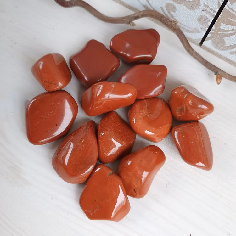 Trumlad Röd Jaspis B 10-15 g S