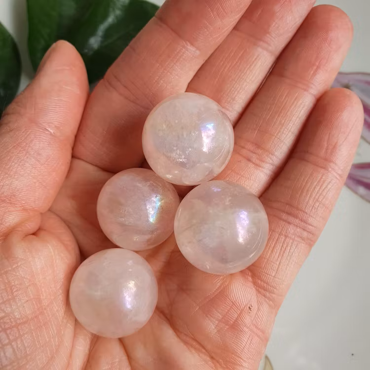 Kula av Rosenkvarts Aura 15-18 mm