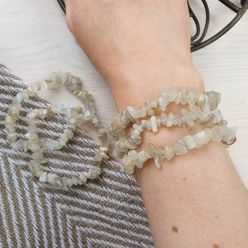 Armband med Månsten 17,5 cm