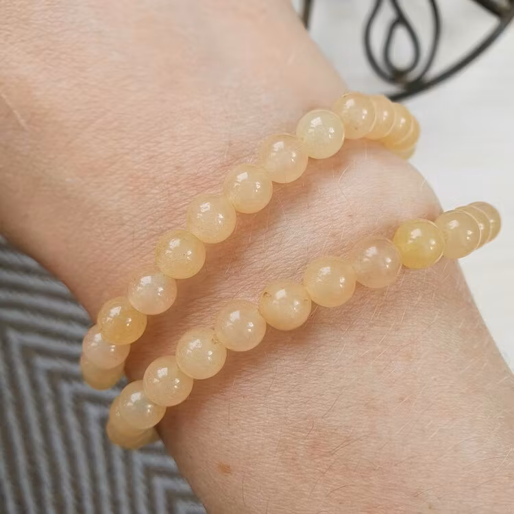 Armband med Gul Aventurin 17 cm