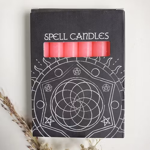Spell Candles /Affirmationsljus Rosa