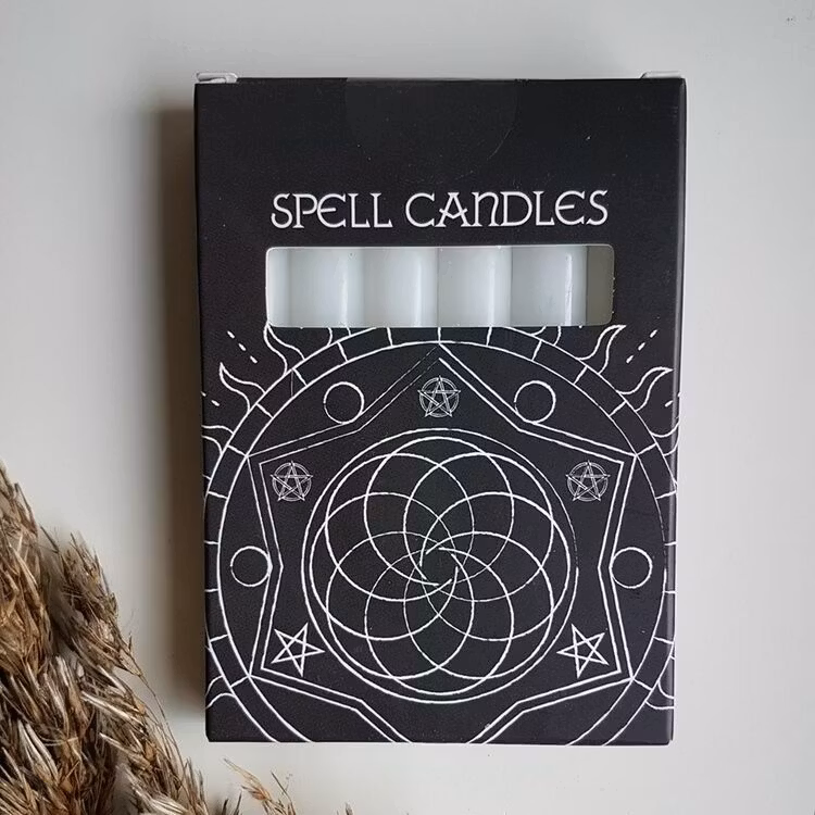 Spell Candles /Affirmationsljus Vit