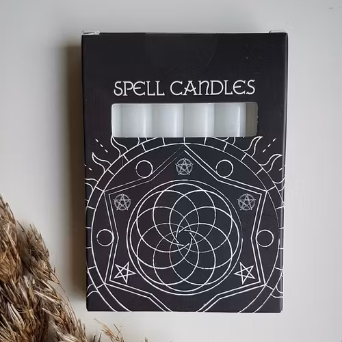Spell Candles /Affirmationsljus Vit